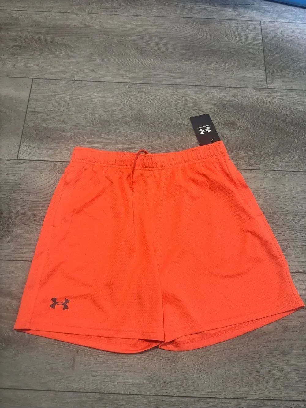 Under Armour Bright Orange Athletic Shorts
